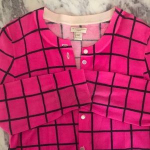 J.Crew pink Clare Cardigan